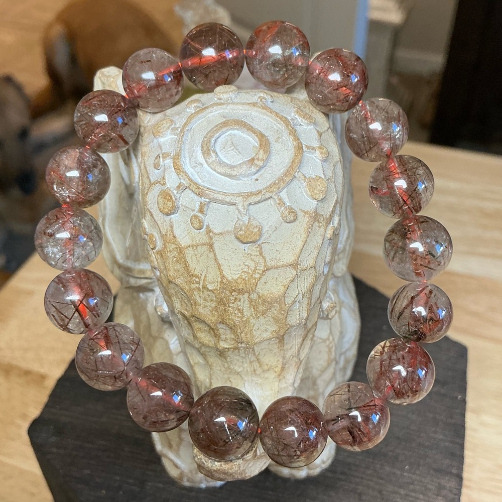 Red Rutilated Quartz 12mm